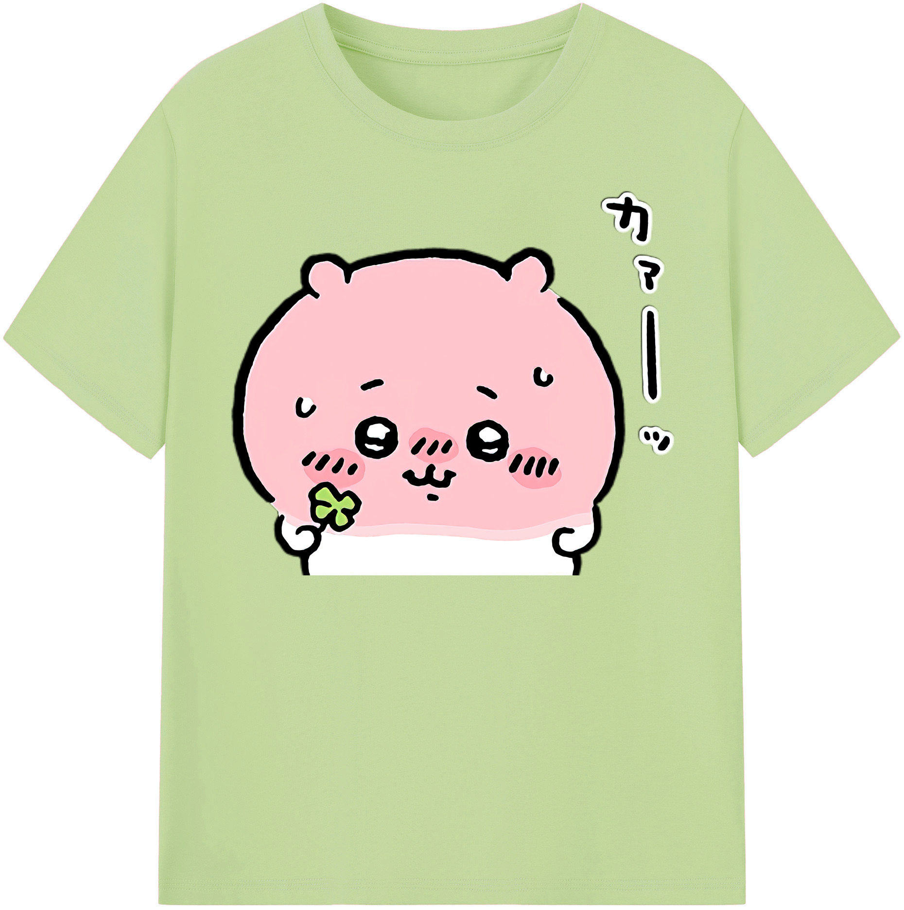 （画像用） ちいかわ ちいかわ Chii-kawa chiikawa 綿100％半袖Tシャツ（フロントプリント）